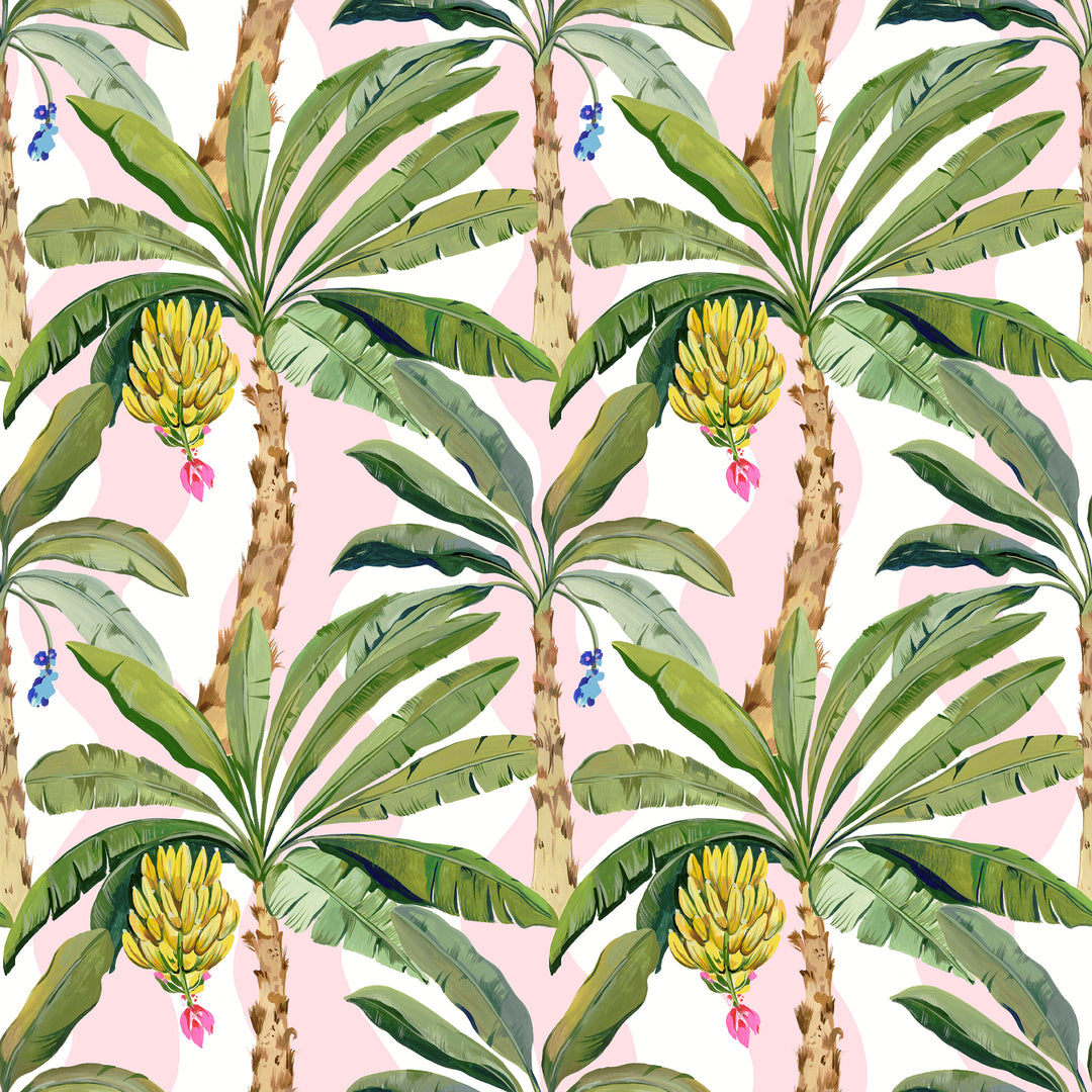 Banana Palms Wallpaper Sample