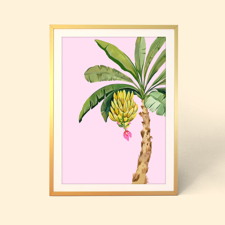 Banana Palm Tree Print