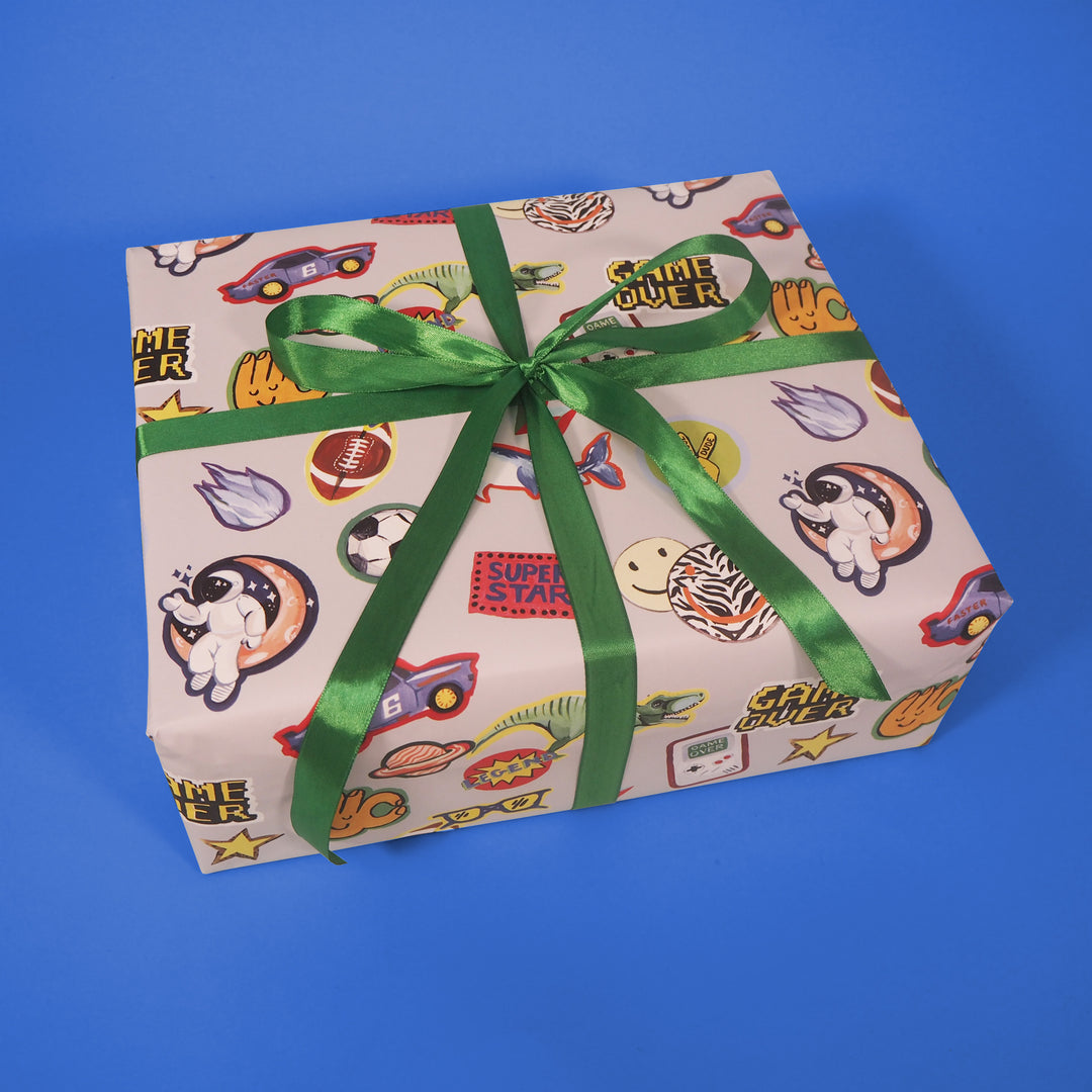 Retro Bumpers Gift Wrap