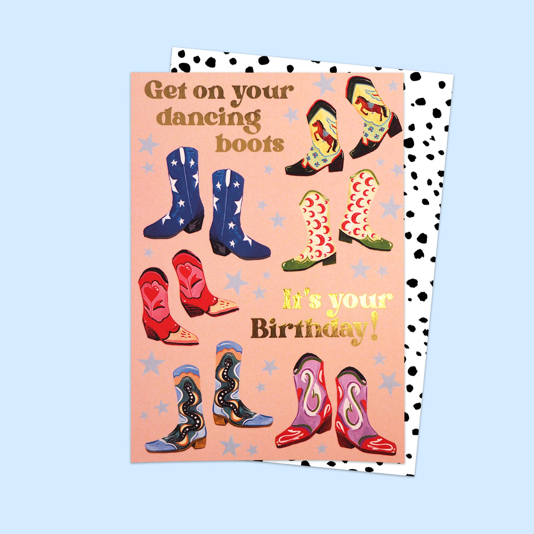Dancing Boots Card