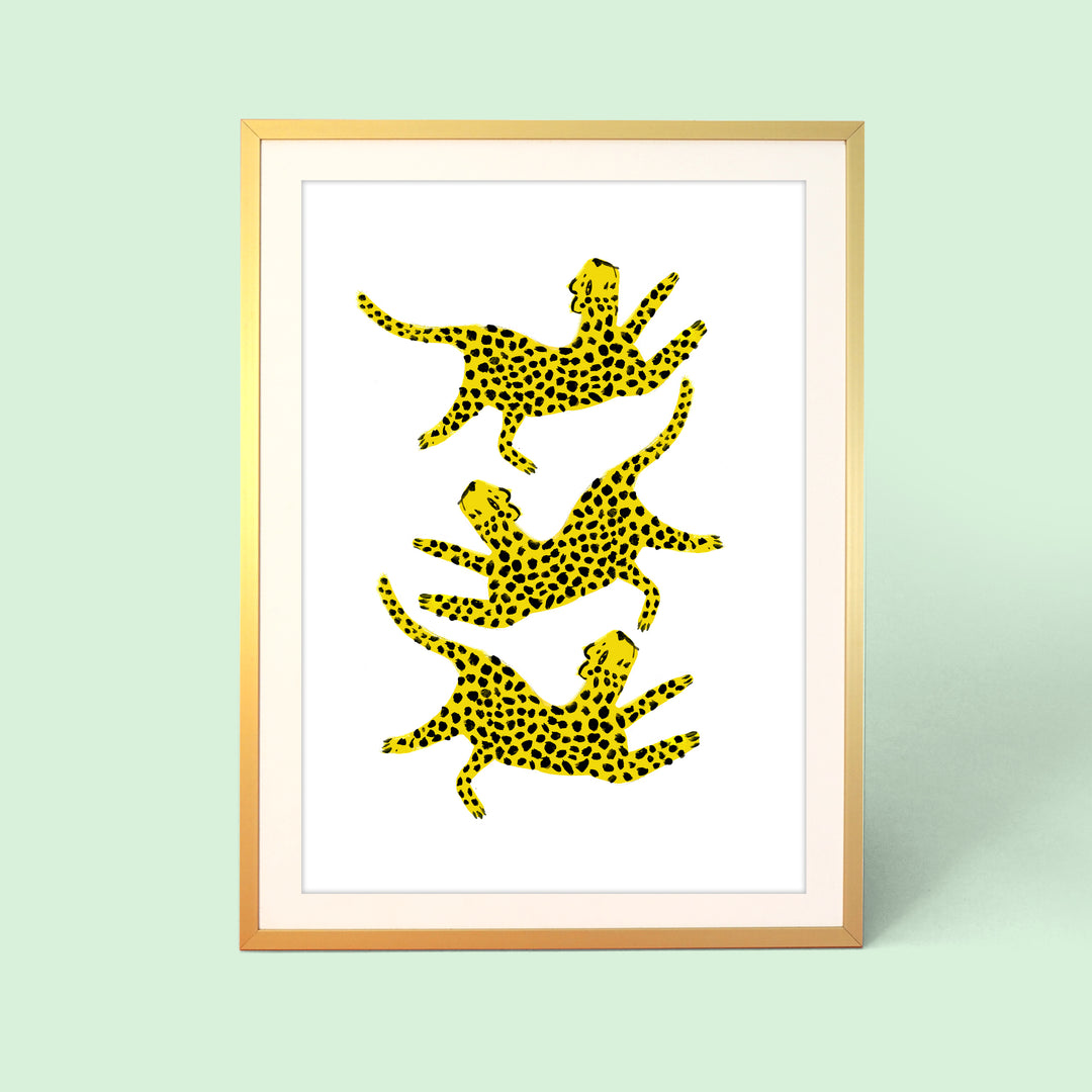 Dancing Leopards Print