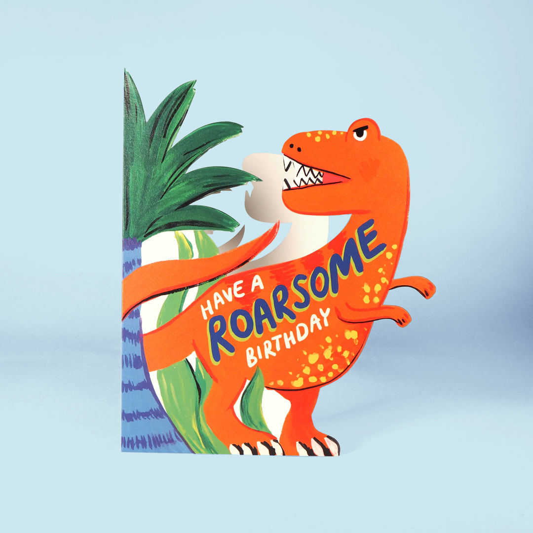 Dinosaur Shaped Card
