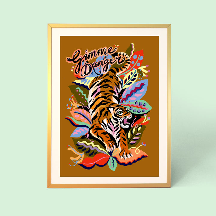 Gimme Danger Tiger Print