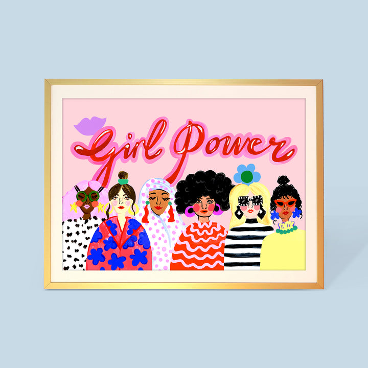 Girl Power Group Print
