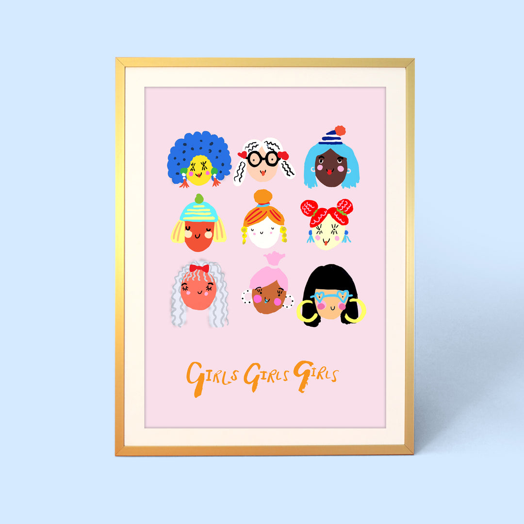 Girls, Girls, Girls Print