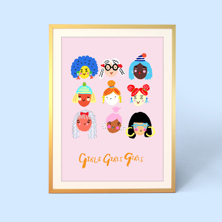 Girls, Girls, Girls Print