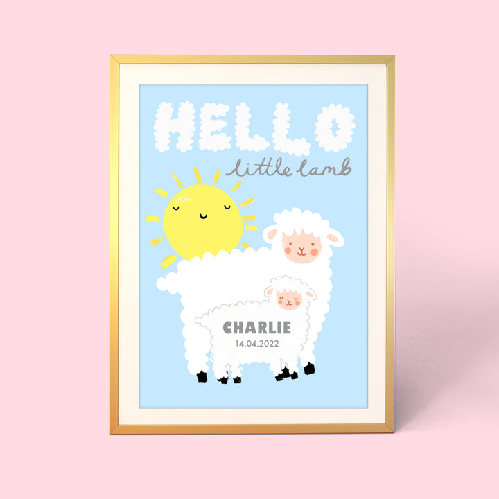 Little Lamb Baby Print