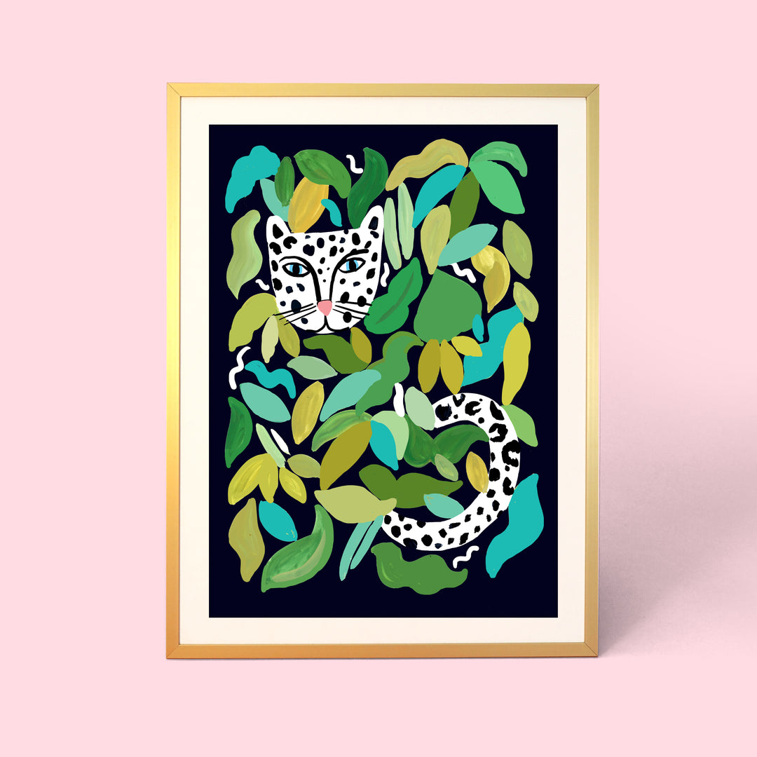 Hiding Leopard Print