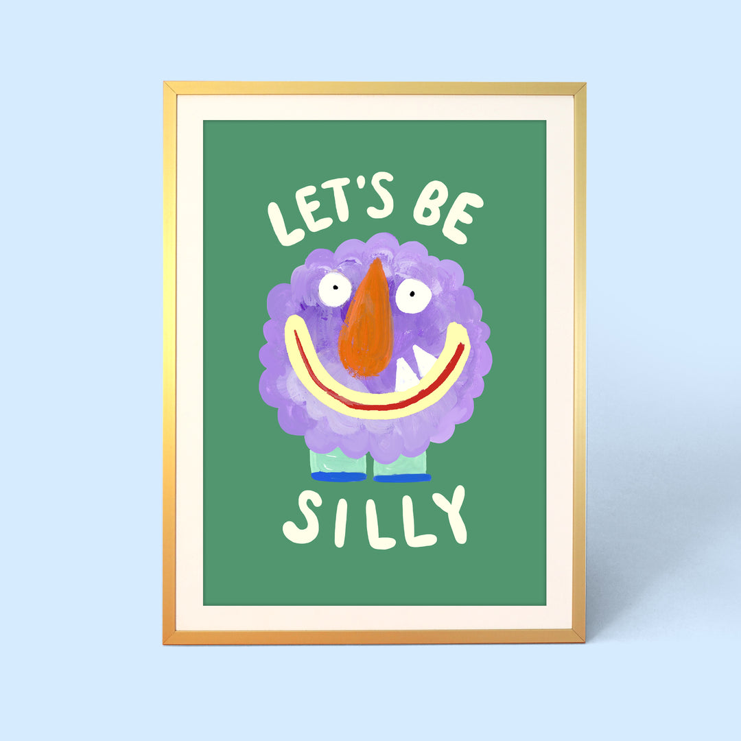 Let's Be Silly Monster Print
