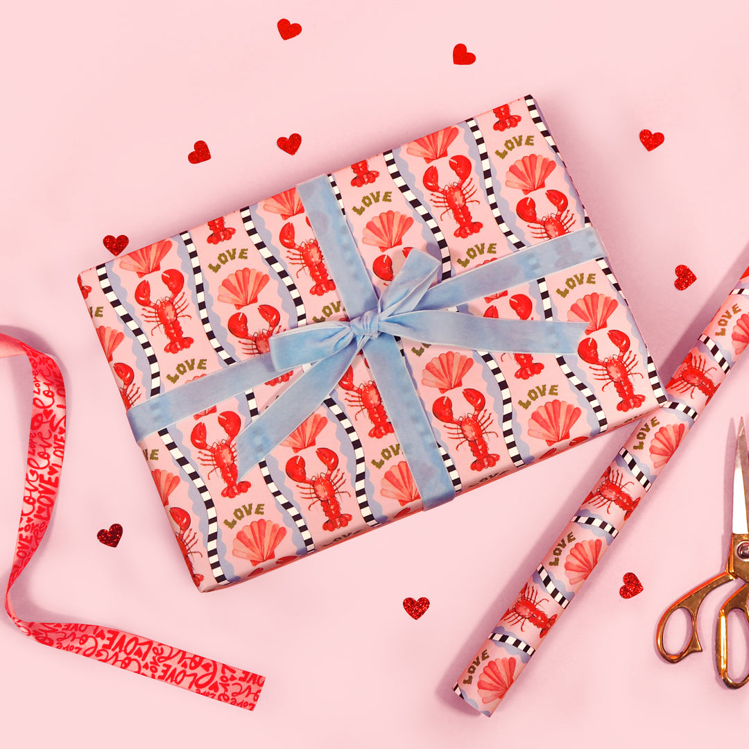 Lobster Love Gift Wrap