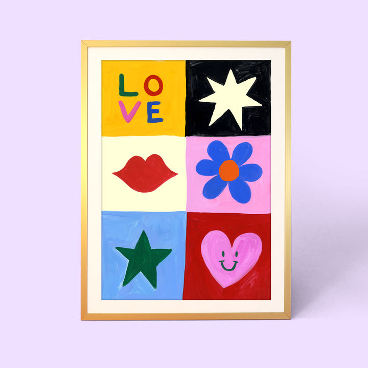 LOVE Icons Print