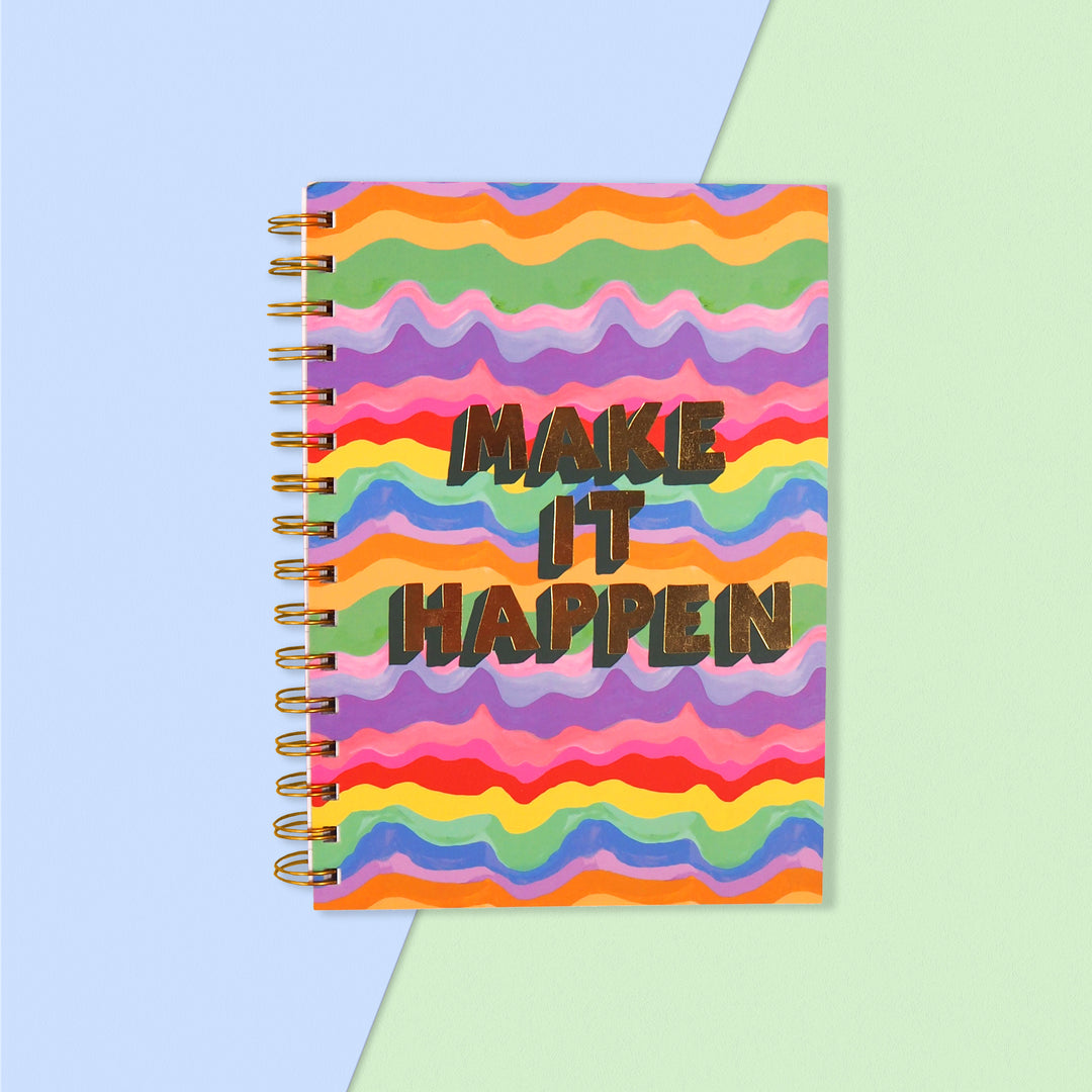 Make It Happen A5 Spiral Notebook