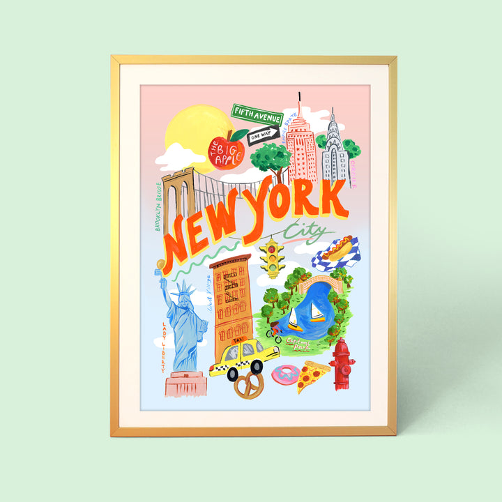 Hello New York City Print