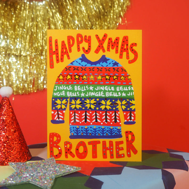 Happy Xmas Brother Card
