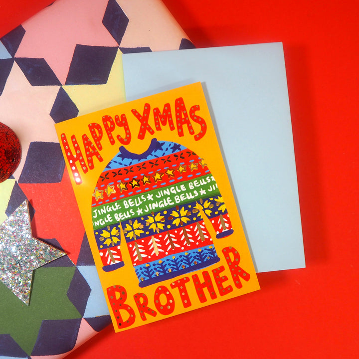 Happy Xmas Brother Card