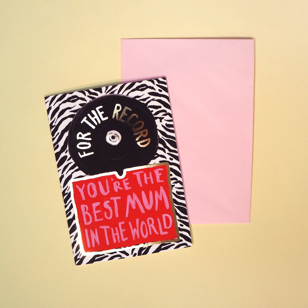 For The Record Mum Card