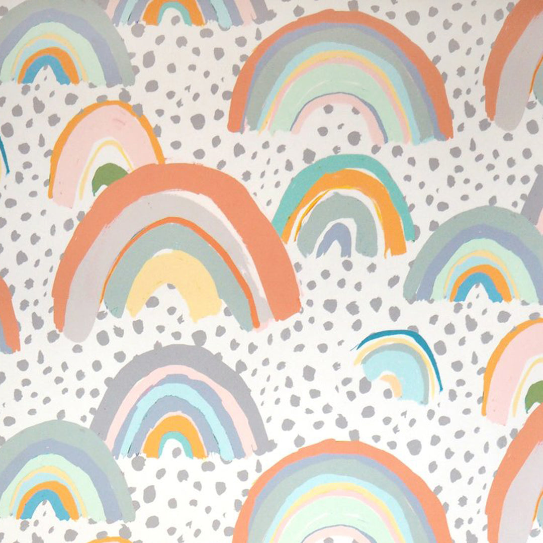 Pastel Rainbow Spot Wallpaper Sample