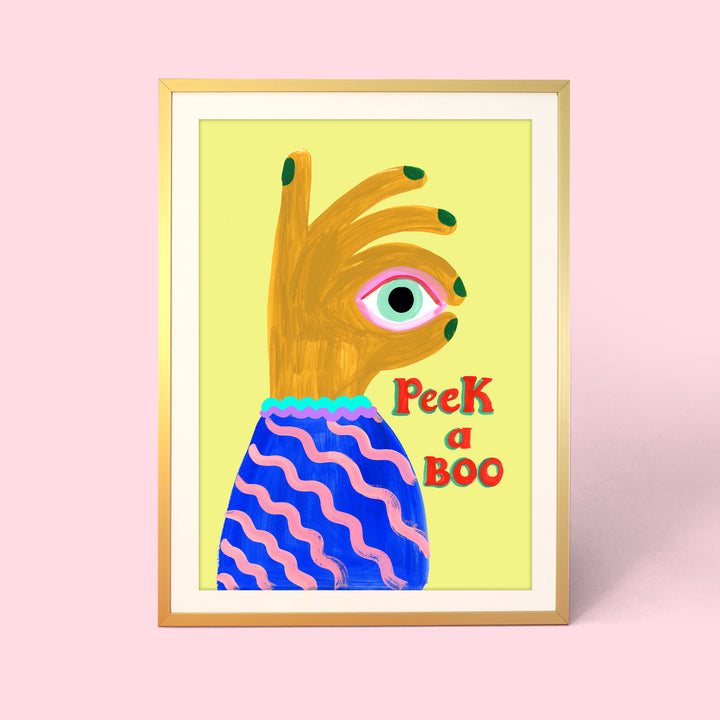 Peek A Boo Print