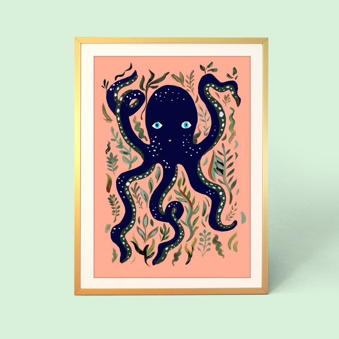 Pretty Octopus Print