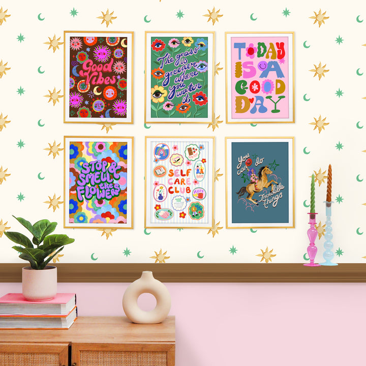 Stop & Smell The Flowers Print