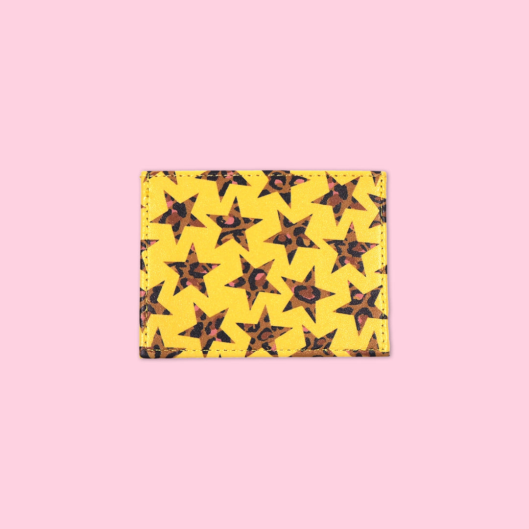 Leopard Star Card Wallet
