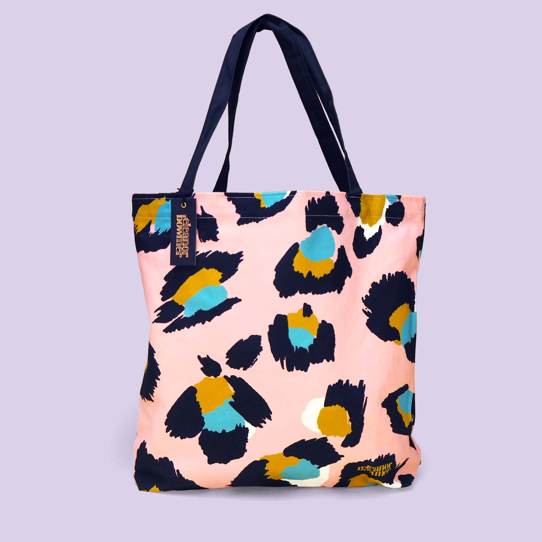 Pink Leopard Print Tote Bag – Eleanor Bowmer