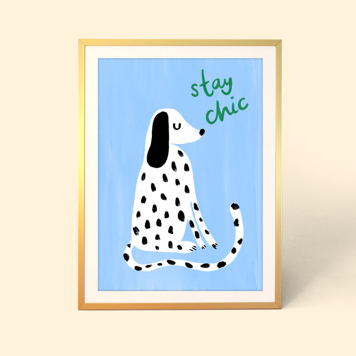 Stay Chic Dalmatian Dog Print