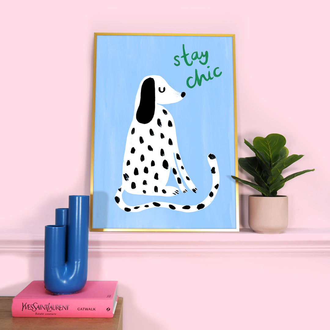 Stay Chic Dalmatian Dog Print
