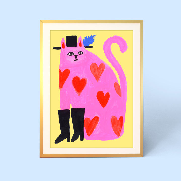 Trendy Cat Print