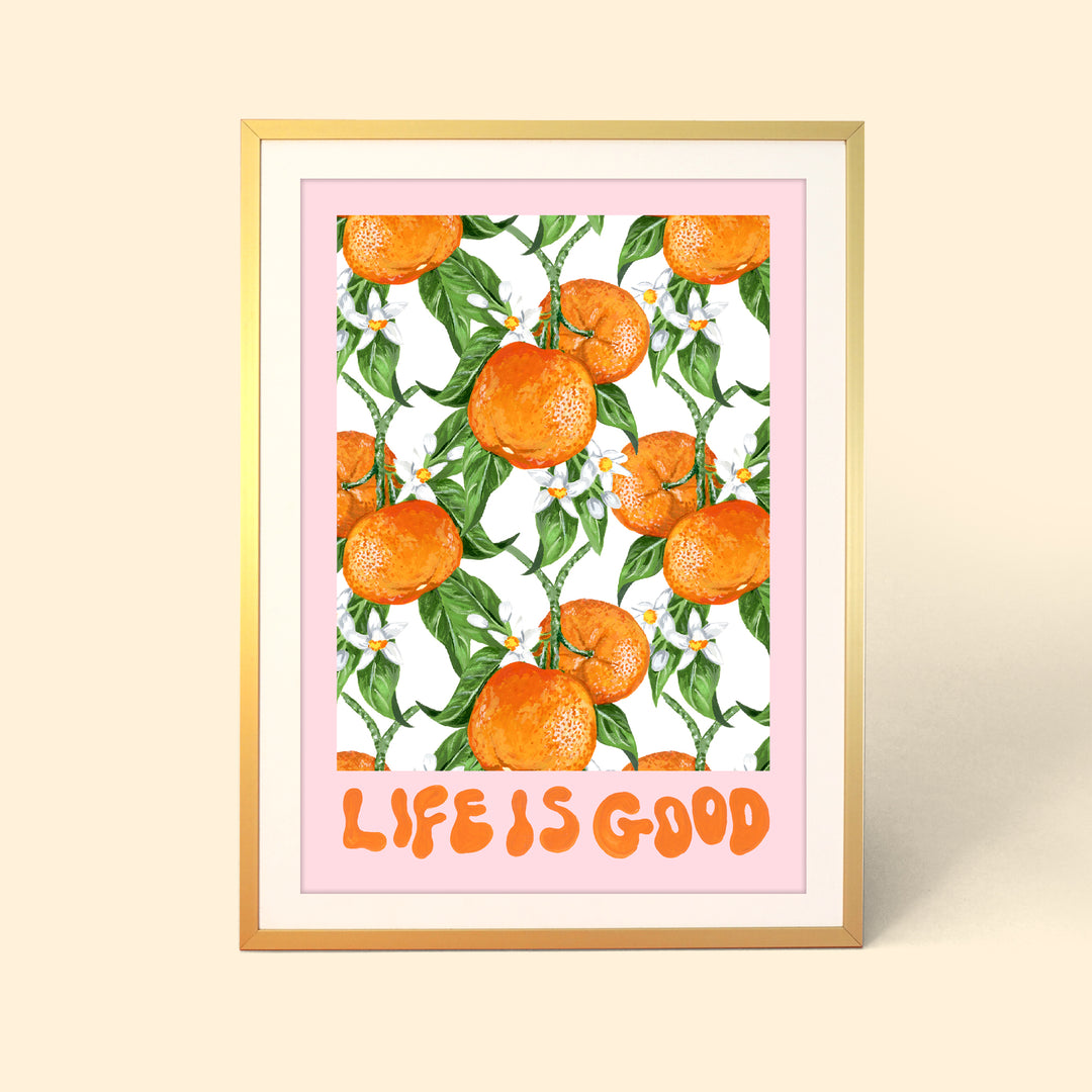 Vacay Oranges Print