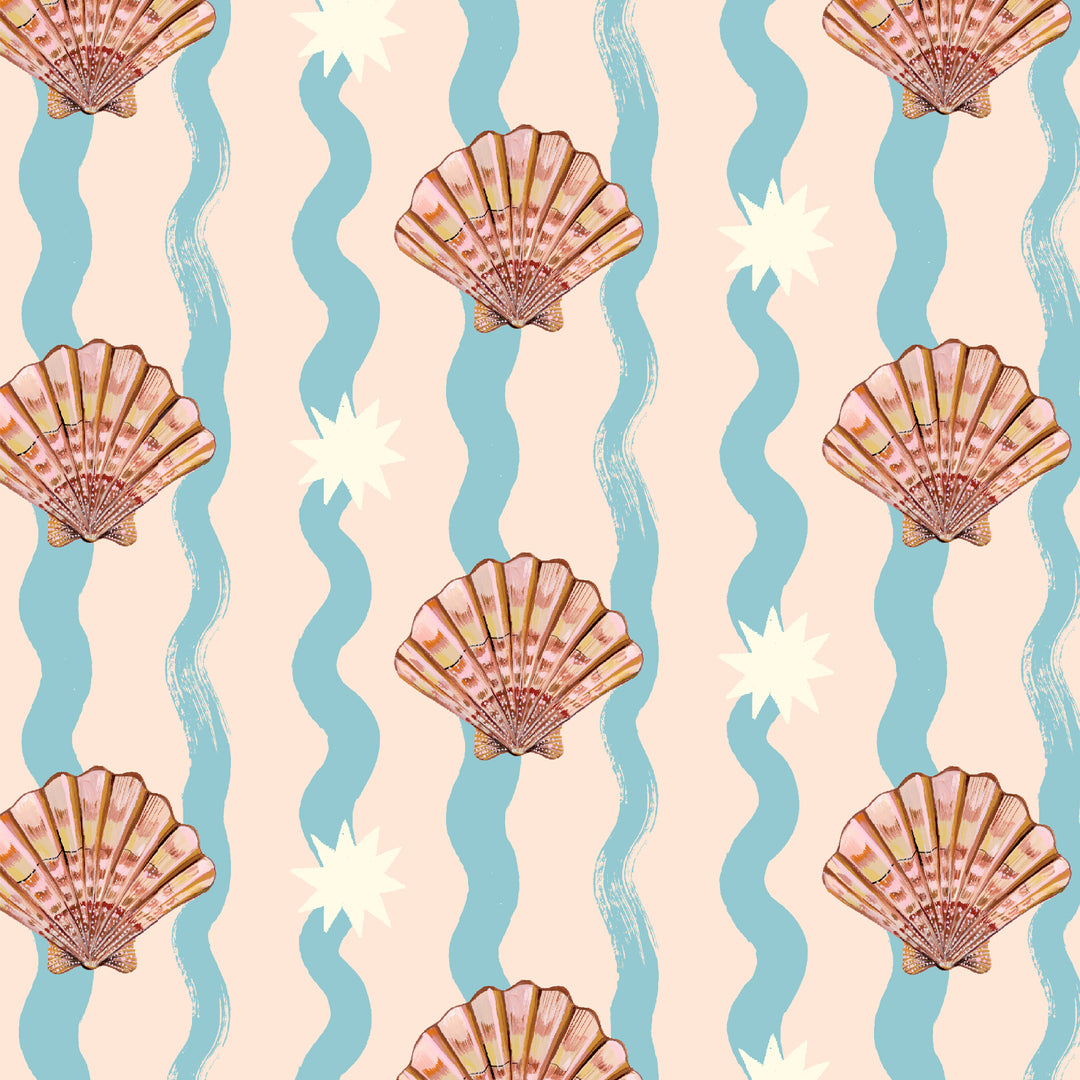 Seashells Wallpaper Sample