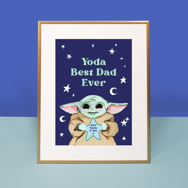 Yoda Best Dad Ever Print