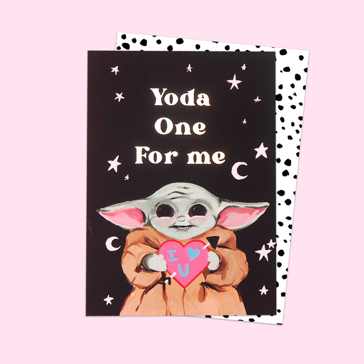 Yoda One For Me Card